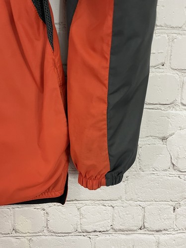 Marmot Kids Unisex Orange Full Zip Fleece Lined Windbreaker Jacket Size medium - Picture 6 of 13