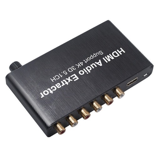 Unterstützt 4K 3D 5.1CH HDMI Audio Extractor DecodeR Coaxial Cinch Adapter - Bild 4 von 7