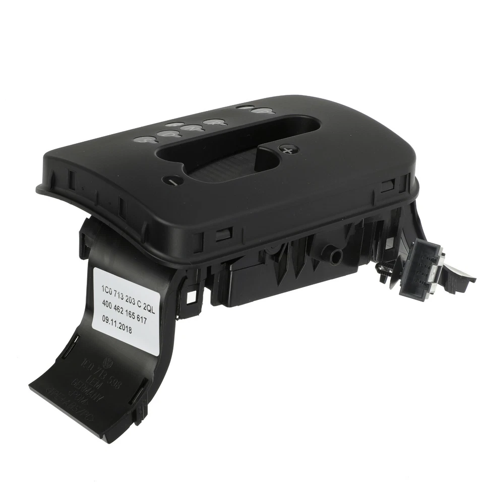 02-10 大众大众啤酒黑色换档盖 1C0713203C2QL 正品 原始设备制造商 全新 — 第 3/4 张图片