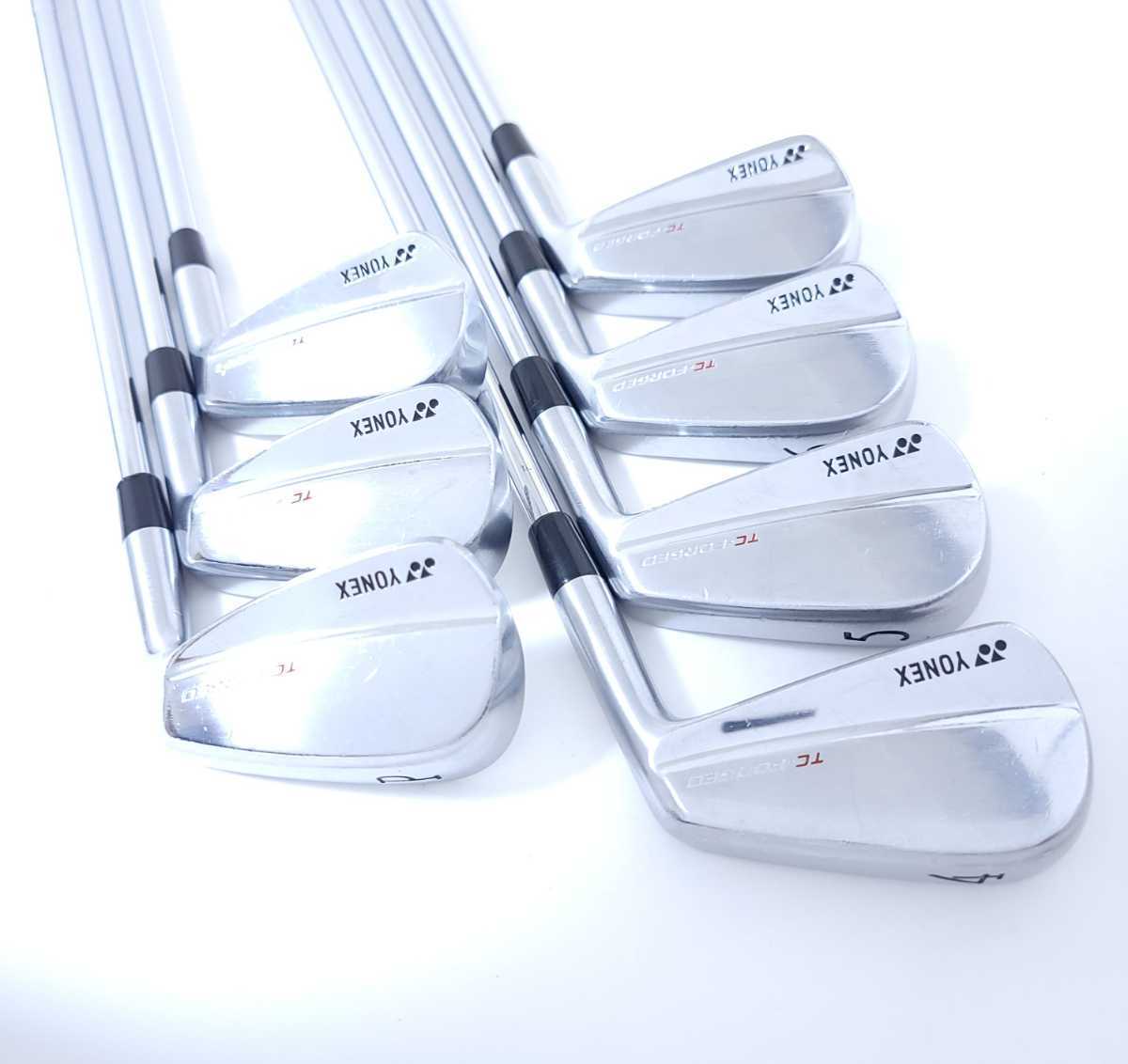 Set Of 6 x Yonex TC Forged Irons 5-PW Extra Stiff Steel Shafts Yonex Grips Set Of 6 x Yonex TC Forged Irons 5-PW Extra Stiff Steel Shafts Yonex Grips
