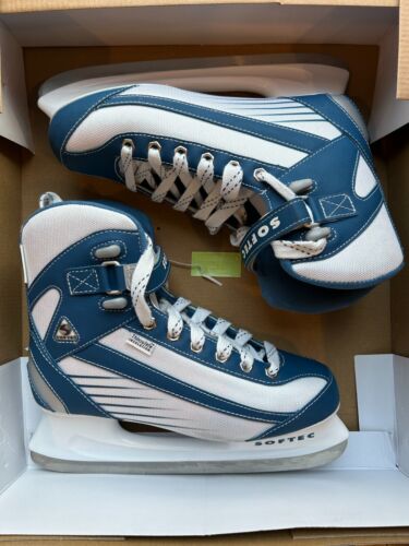 Jackson Softec Sport Recreational Ice Skates Women Size 8 Color Blue White - Afbeelding 1 van 4