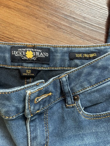 Lucky brand, Zoe Jeggings Size 12 Child - Picture 2 of 3