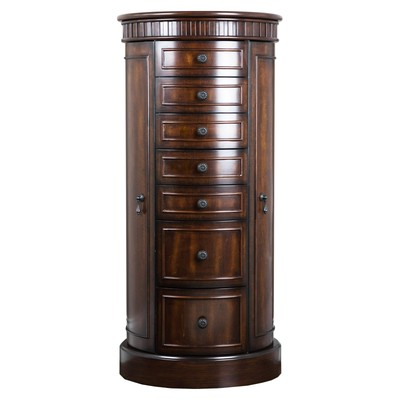 Hives And Honey Bailey Dark Walnut Jewelry Armoire Brown - Hives Honey Morgan Walnut Jewelry Armoire Hives And Honey Bailey Dark Walnut Jewelry Armoire Brown - Hives Honey Morgan Walnut Jewelry Armoire