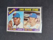1966 Topps Baseball Cleon Jones & Dick Selma RC #67