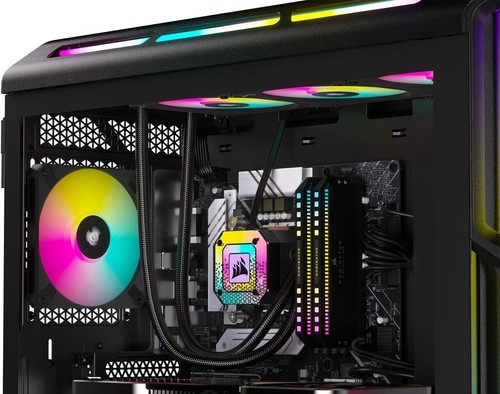 CORSAIR AF SLIM Series, AF120 RGB SLIM, 120mmx15mm Fluid Dynamic RGB Fan, Dual P - Picture 7 of 8