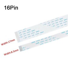 16Pin FFC Flexible Flat Cable Ribbon 0.5 / 1.0mm Pitch AWM 20624 Length 6 - 40CM