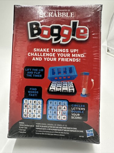 Hasbro Boggle The 3-minute Word Game - Sealed New - Picture 3 of 3