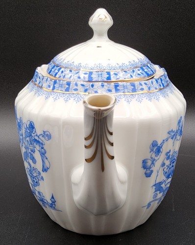 RARO Vintage China Azul Askania Tetera y Tuppack Tiefenfurt Bandeja Trivet - Imagen 4 de 12