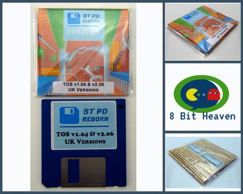 TOS V1.04 & V2.06 UK VERSIONEN FÜR ATARI ST - GETESTET & FUNKTIONSFÄHIG - ST GEMEINFREI
