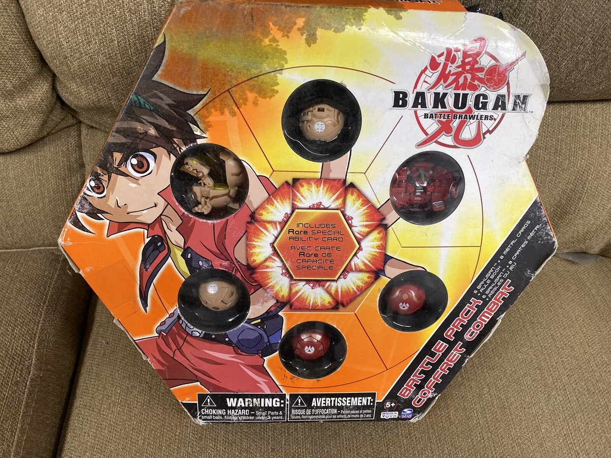 New BAKUGAN Original 6-PACK Battle Pack Coffret Combat 2007