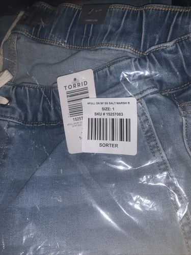 Torrid 1R Pull-On Boyfriend Straight Super Soft Mid-Rise Jean Size 1x 14/16 - Picture 6 of 6