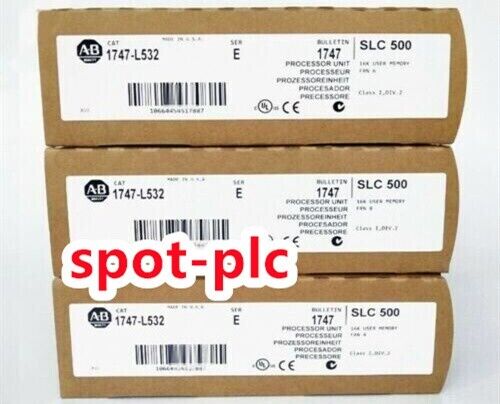 New Factory Sealed AB 1747-L532 /E SLC 500 SLC 5/03 CPU Processor Unit 1747-L532 - Picture 2 of 4