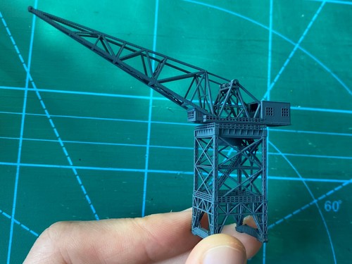1:700 Hamburger Hafen und Werft. BV 250 t crane, Hafenanlage, Blohm Voss, yard 7 - Bild 2 von 35