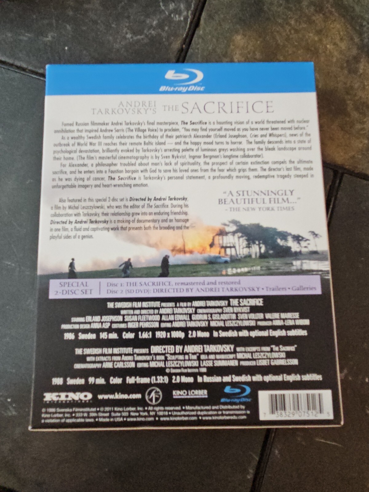 Andrei Tarkovsky's The Sacrifice (Blu-ray) - Kino Lorber Home Video