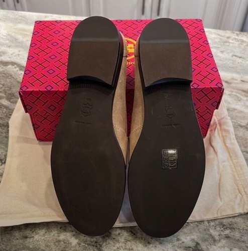 Tory Burch Classic Suede Loafers – Cammello – NIB – Size 8 - Picture 6 of 7