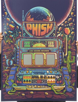 Phish Foil Poster Sphere Las Vegas Holy Grail Scratch off