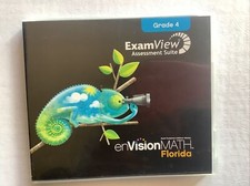 4th Grade enVision EXAMView Assessment Suite CD-ROM - Hard Case (2009, Pearson)