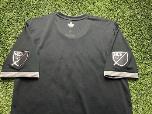 2018 2019 Vancouver Whitecaps Jersey Adidas Shirt Grey Black Away Small S MLS - Picture 13 of 14