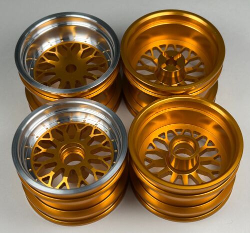 Dhawk CNC RC10DS Vintage Aluminum Wheels For Team Associated RC10DS - Picture 6 of 12