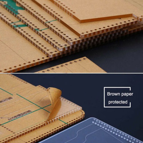 13X Clear Acrylic Wallet Pattern Stencil Template Sets Leather Craft Tool!FS F~ - Picture 5 of 12