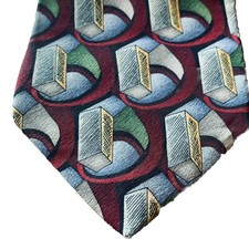 Jerry Garcia Tie Silk Collectors Edition Mens Abstract Art Colorful Abstract