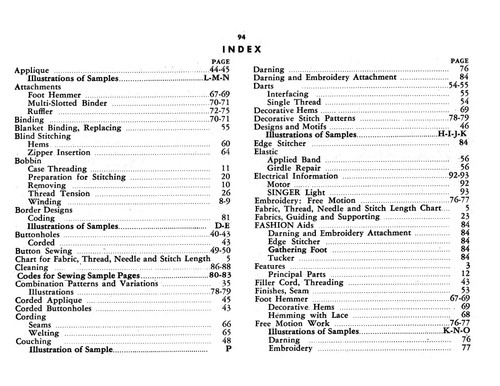 CD / PDF * Singer Slant-O-Matic 401 403 Instruction manual or Service / Parts - Picture 3 of 10
