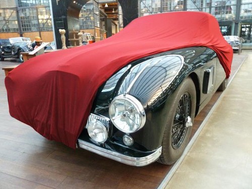 Vollgarage Car-Cover Schutzdecke Indoor Rot für Aston Martin DB2 - Picture 2 of 5