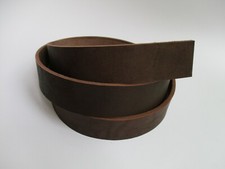 Leather Strap Strip Straps / Leather Belt Blank Strips. 8-9 oz 51-55" Brown