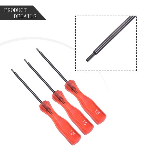 3pcs TRI WING screwdriver precision repair for Wii GBA DS Lite NDSL DHL - Picture 7 of 25