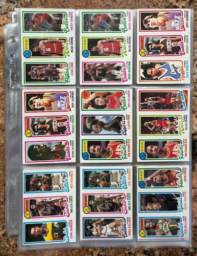 1980-81 TOPPS BASKETBALL COMPLETE SET BIRD/ERVING/JOHNSON PSA7 NM/MT TO MINT - Picture 3 of 4