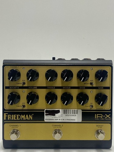 FRIEDMAN IR-X DUAL-TUBE PREAMP DI+IR DUAL-CHANNEL 12AX7 TUBES EFFECT (UD2103929)