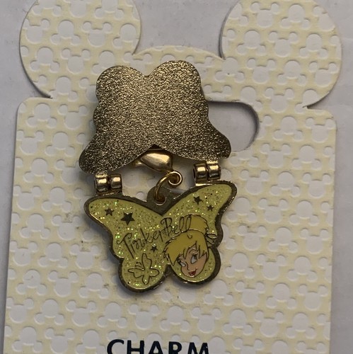 Disney Parks Vintage Gold-Tone Tinker Bell Hinged Bracelet Charm NOC - Picture 4 of 5