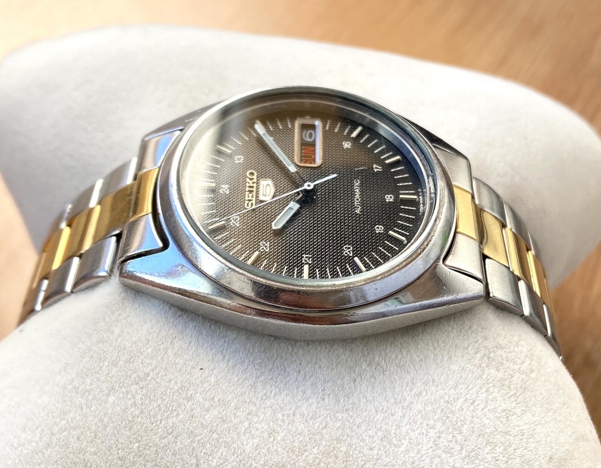 Seiko 5 Automatic 7S26-3040 Vintage Watch Mens 21 Jewels