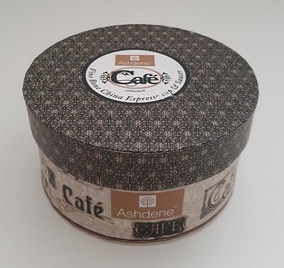 ASHDENE Cafè Expresso Cup & Saucer Set With Gift Boxed 2013