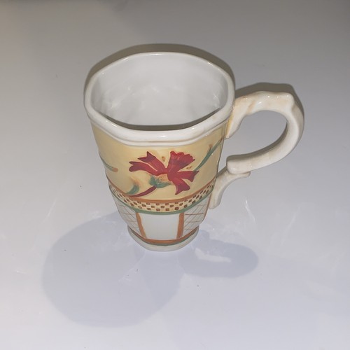 Fitz & and Floyd Bellacara Goldenrod Holiday Xmas Tasse - Bild 3 von 6