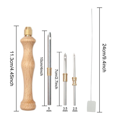 Stickstärke Punch Nadel Set DIY NEWING PEN KIT Stricktierhandwerk Craft Tool - Bild 3 von 9