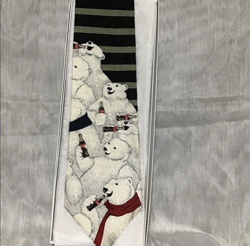 Coca Cola Pola Bear Neck Tie  - Picture 3 of 7