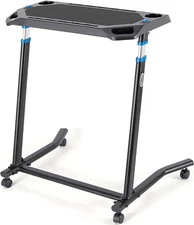 Indoor Cycling Desk - Adjustable Height Bike Deak Laptop Stand Non-Slip Surface
