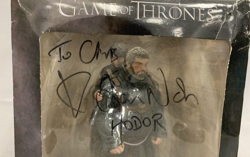 Game Of Thrones-Signed- Dark Horse Deluxe HBO- Hodor & Bran Figure, No COA - Picture 5 of 8