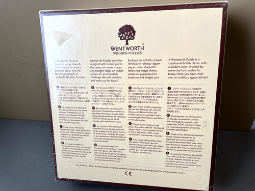 Wentworth Wooden Jigsaw Puzzle - Christmas Shopping in NYC, 250 Pieces, SEALED - Picture 4 of 4