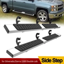 Running Boards for 2019-2026 Chevy Silverado 1500 Double Cab 6inch Side Step Bar