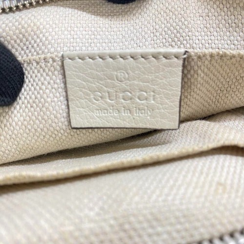 GUCCI Soho Shoulder Bag Small Disco Ivory OTassel Vintage From Japan - Picture 14 of 16