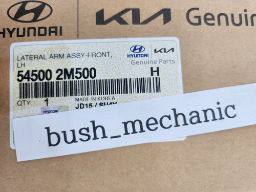 GENUINE OEM Hyundai Kia Rear Lateral Lower Control Arm Front LH 545002M500 - Picture 3 of 3