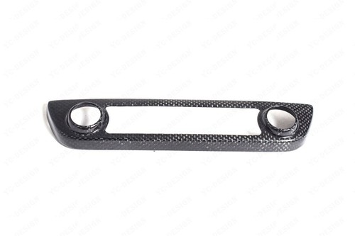 Cubierta del panel de control de aire acondicionado súper rápido de carbono seco lisa para Ferrari 812 2017-2020 - Imagen 4 de 15