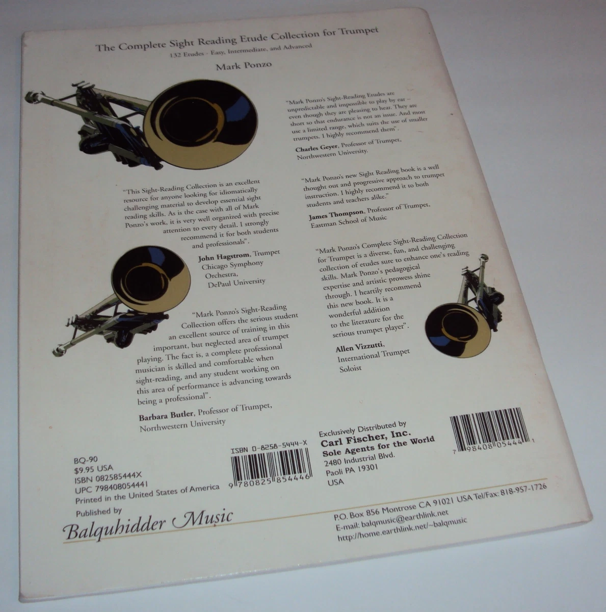 Complete Sight Reading Etude Collection for Trumpet Sheet Music 132 Mark  Ponzo | eBay