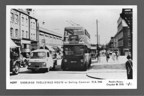 Pamlin Prints Single Postcards Trams Trains Buses Cars Motorcycles PC5-D - Picture 51 of 253