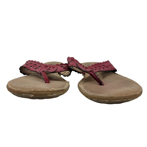 Kim Rogers Damen Kitey rosa & beige Zehenstegsandalen Größe 10 M - Bild 3 von 10