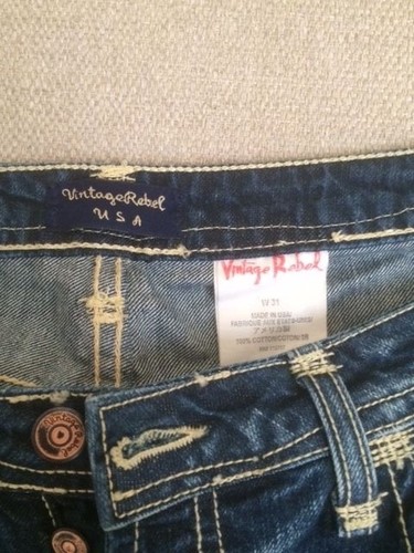VINTAGE REBEL USA DAMEN JEANS - GR. 31 - Bild 6 von 6
