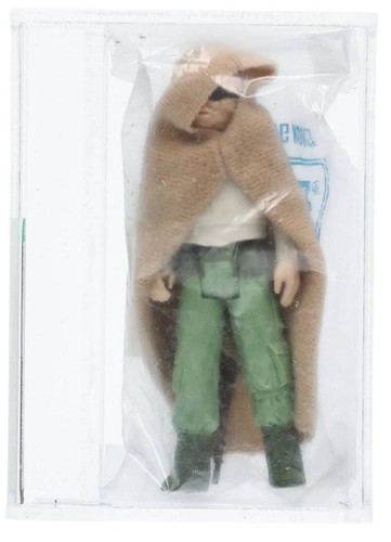 Vintage 1984 Kenner Star Wars Prune Face Bagged Action Figure AFA Graded 80 NM - Picture 2 of 4
