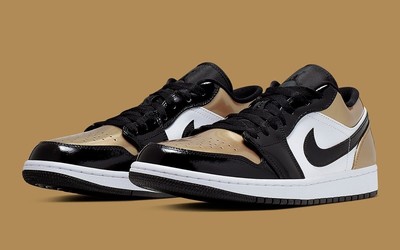 jordan 1 low gold black